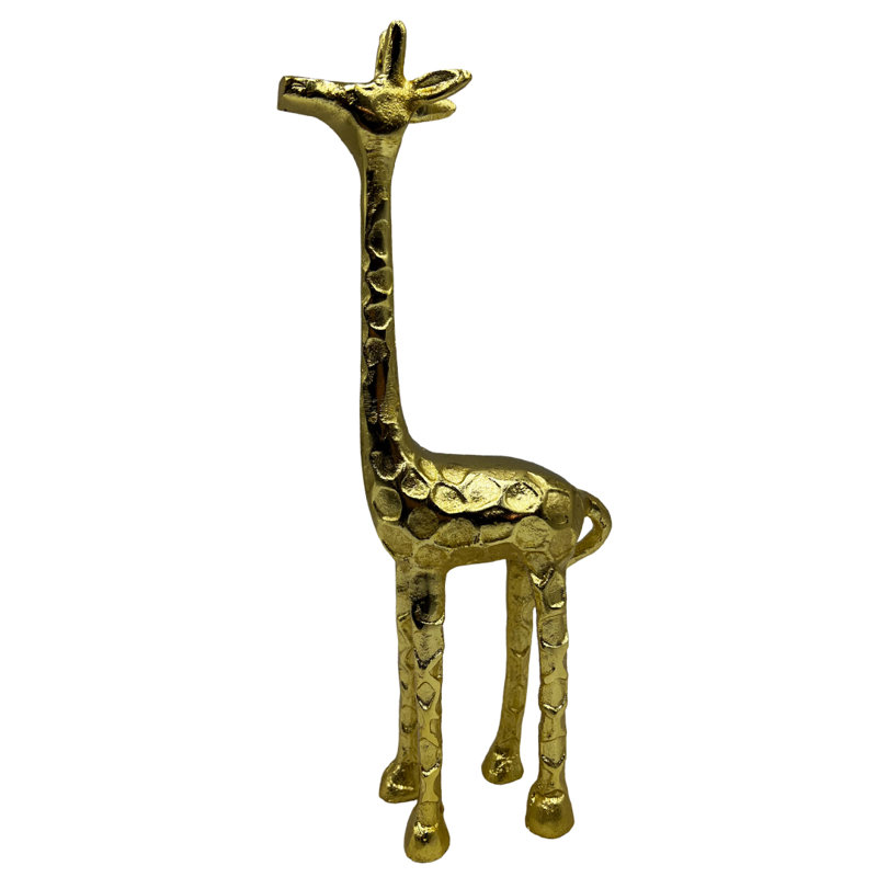 Girafe, animaux de compagnie, figurines et sculptures, Doré