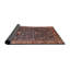 Tapis oriental bleu marine / rouge-728370043