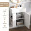 Ensemble de meuble-lavabo simple 21,60 po avec plateau en bois manufacturé Corvyn