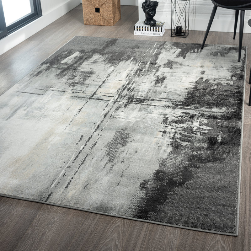 Tapis anthracite Gouverneur, Rectangle 8 pi x 10 pi