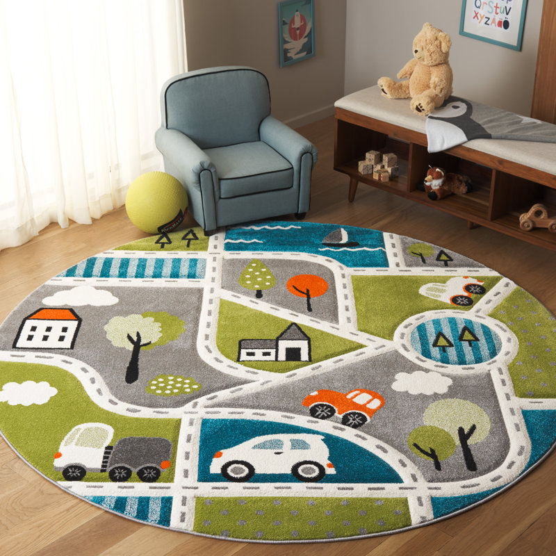 Tapis performance Andrienne, Rond 6 pi 7 po