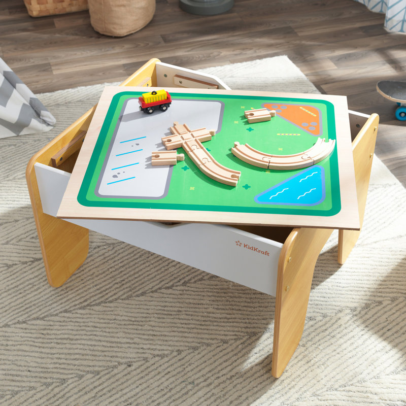 Table carrée 2-en-1