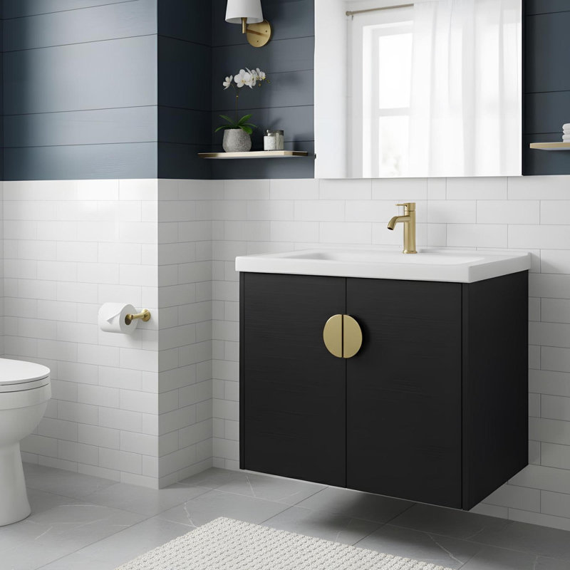 24-Inch Wall Mounted Bathroom Vanity