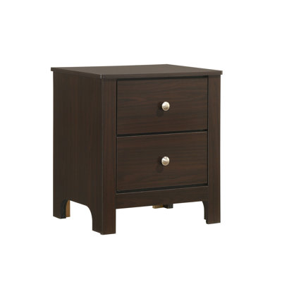 Ivyn 2-Drawer Nightstand in Espresso