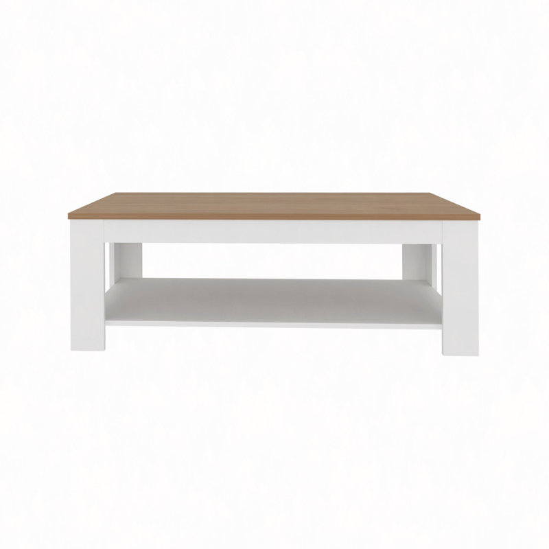 Coffee Table With Lower Shelf