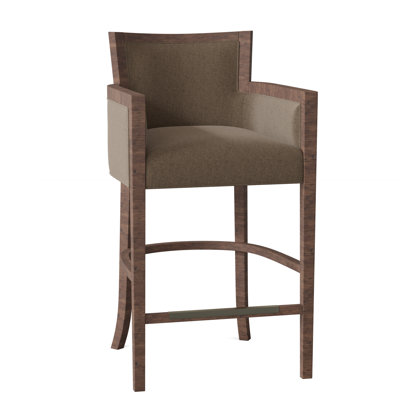 Albany Upholstered Counter Stool with Solid Wood Frame