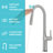 Pull Down Touch Single Handle Kitchen Faucet-61705876