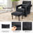 Aidenjohn Upholstered Armchair with Ottoman-1540132018