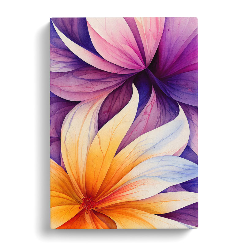 The Tremendous Flowers - Wrapped Canvas, 60cm H x 35cm W x 3cm D
