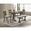 Banc de salle à manger rembourré de hauteur comptoir 1 pièce Rustic-1572783298