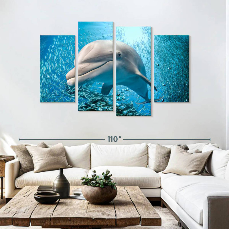 Brampt Dolphin Close Up, 54'' H x 84'' W