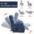 Electric Power Lift Chenille Recliner With Heat And Massage-291751689
