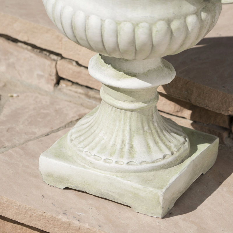 Urne pour jardin, patio, jardin, Blanc