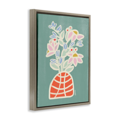 Cadre flottant Bryce Flower Bouquet, design par Beki Marquardt
