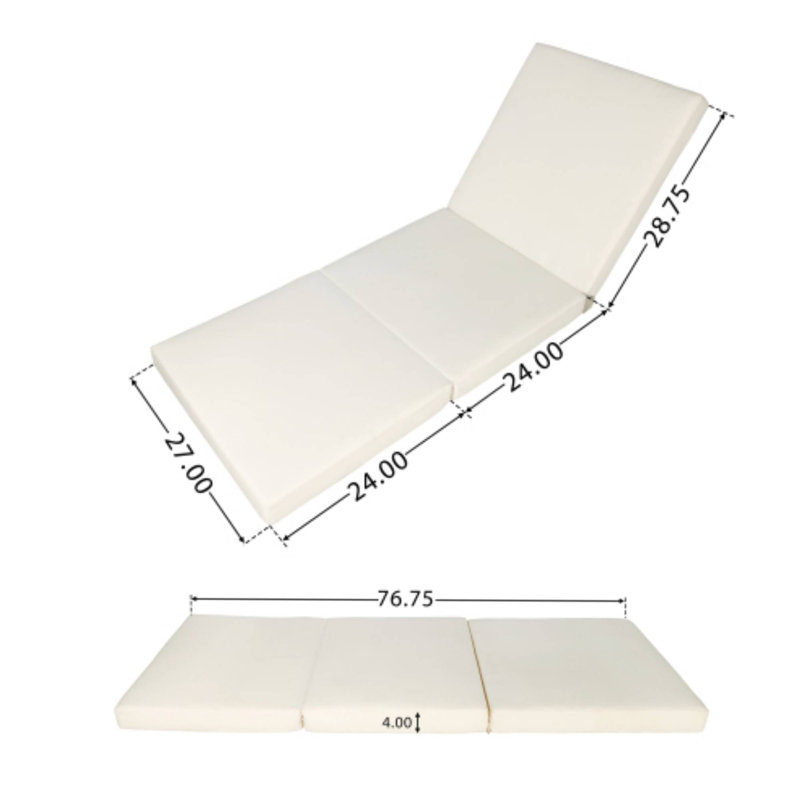 Ensemble de méridienne Acacia, Blanc