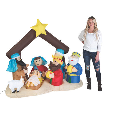Crèche de Noël gonflable