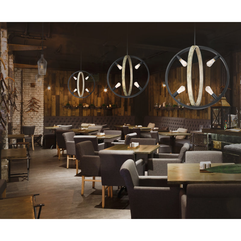 Haag 4 - Light Dimmable Globe Chandelier