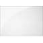 Table basse moderne blanc brillant, console étroite en verre trempé pour entrée / salon, surface spacieuse