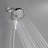 Polished Chrome Single-Handle Handheld Shower Faucet With 9 Spray Settings – 1.8 GPM (Valve Included)