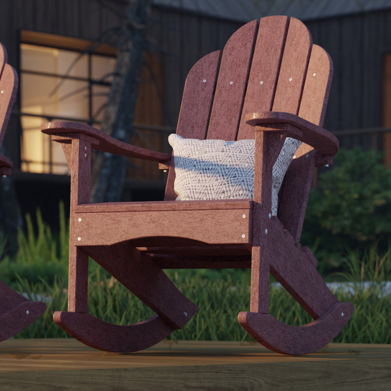 Chaise berçante classique Adirondack, Bois de cerisier