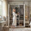 Armoire 3 portes avec design élégant