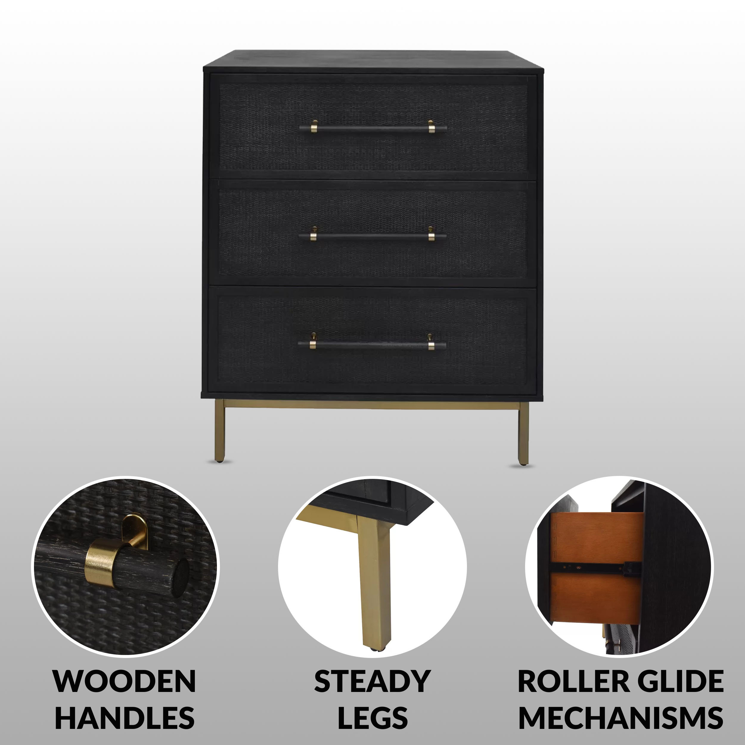 Hopper studio sophia 3 drawer chest discount