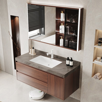 Armoire de salle de bain rétro simple