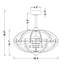 Ventilateur de plafond 27 pouces Shana