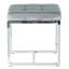Jacques Steel Accent Stool-296473726