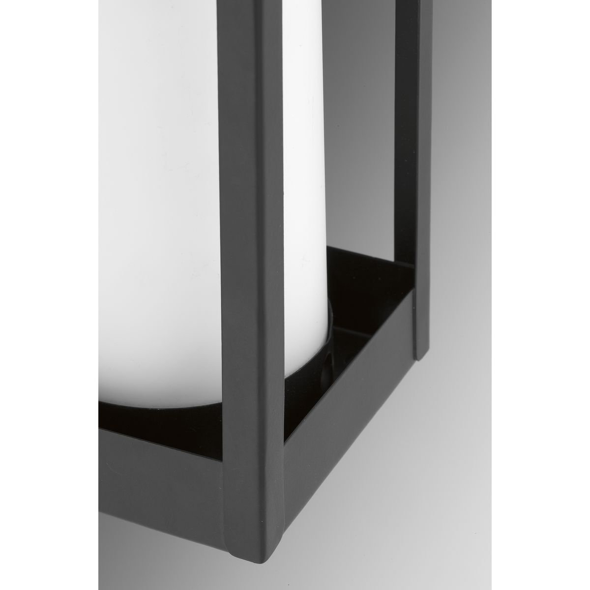 Saida Frosted Outdoor Hanging Lantern, 18" H x 7" W x 7" D