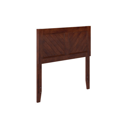 Emmitte Solid Wood Rustic Chevron Headboard