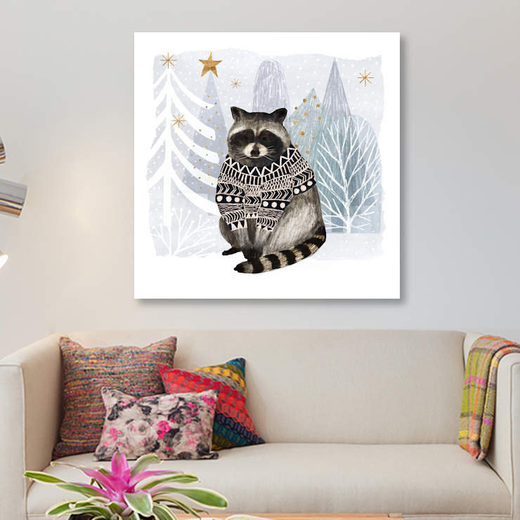 1 Piece Wrapped Canvas Wall Art, 45.72 cm H x 45.72 cm W x 3.175 cm D