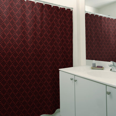 Rideau de douche simple Maze Square