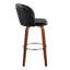 Ensemble de tabourets de bar pivotants au design moderne Mid-Century