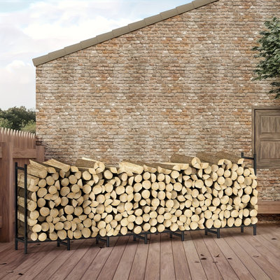 Firewood Rack 122cm W Metal Log Rack