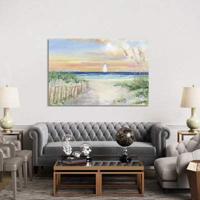 Set Sail by Sally Swatland - Wrapped Canvas Print