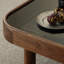 Table basse rétro et niche en bois