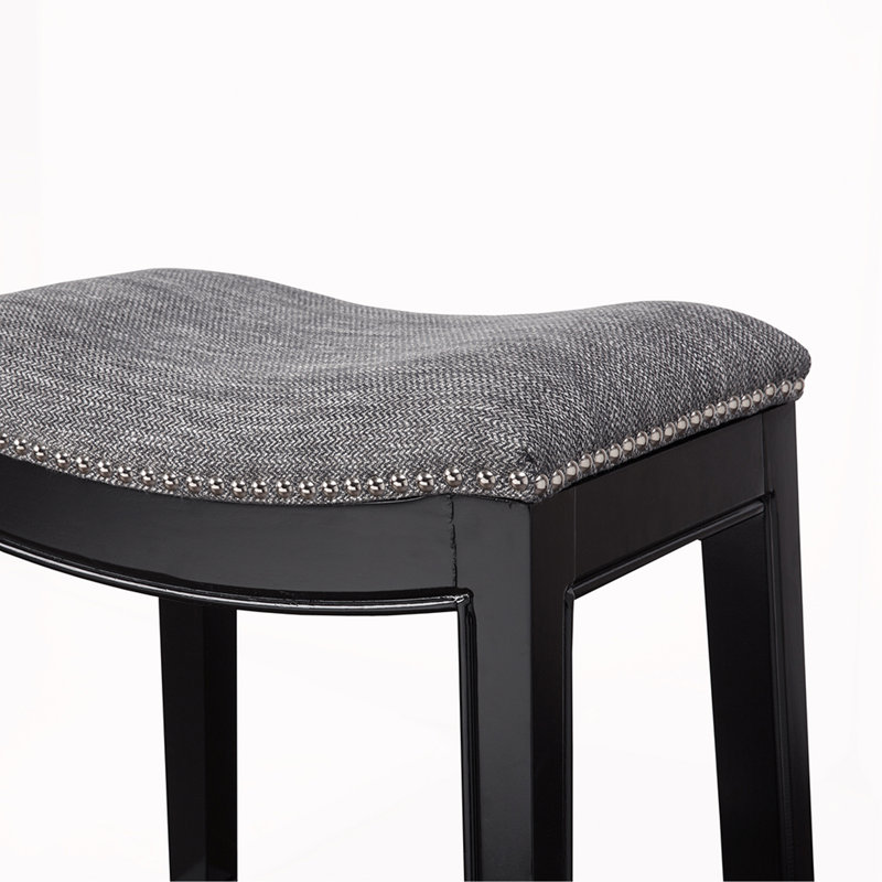 Tabouret de comptoir Saddle, Gris