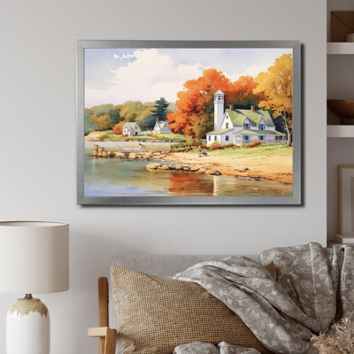 Connecticut's Lake Village Charm II - reproduction sur toile