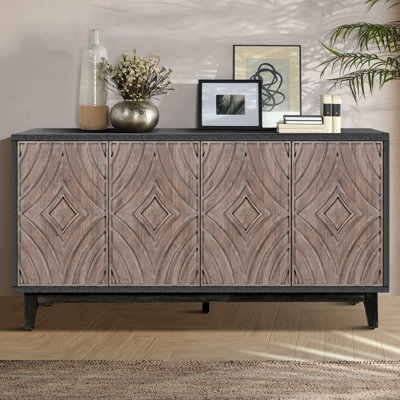 Rebecka Wooden Storage Cabinet by George Oliver