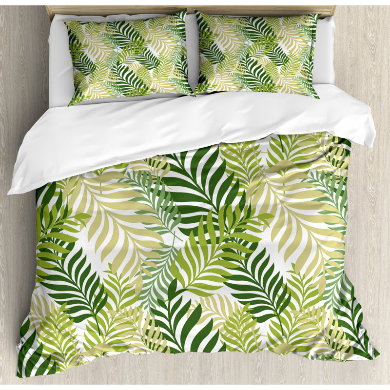 Coastal Floral Duvet Cover