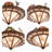 Kirtin 6 - Light Dimmable Chandelier