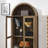 67" Tall Arched Storage Cabinet With LED-2010011703