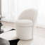 Fauteuil d'appoint pivotant avec dossier haut-1690956892