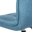 Chaise de bureau en tissu avec base en métal Geraghty-115313104-24748790