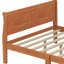 Lit plateforme en bois avec tête et pied de lit-1322141705-1322141703