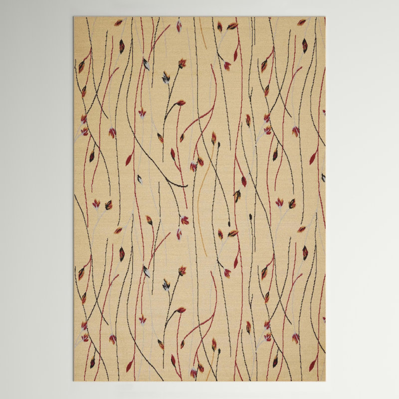 Aratrika Floral Indoor Rug, Runner 2' x 4'