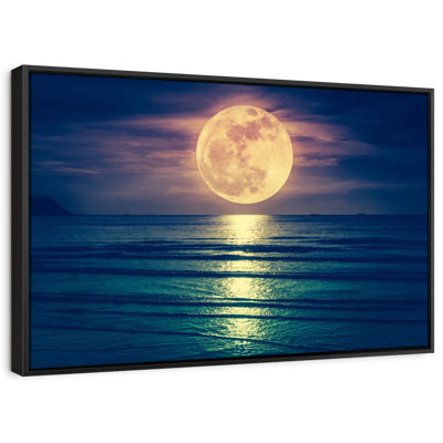 Yellow Moon Canvas Print