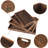 Rectangle Solid Wood Serving Tray Ottoman Tray