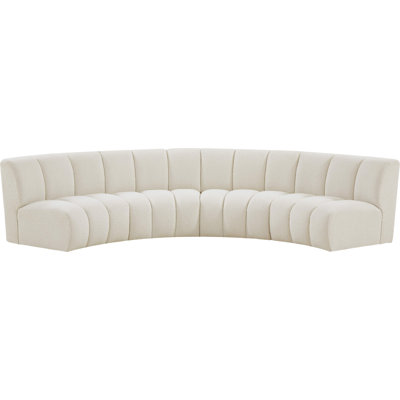 Izen Upholstered Curved Sectional Symmetrical